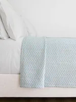 Chevron Knit Blanket