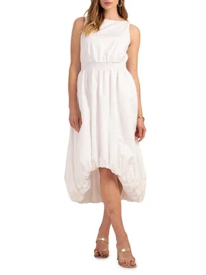 Sought After High-Low Midi-Dress