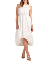 Sought After High-Low Midi-Dress