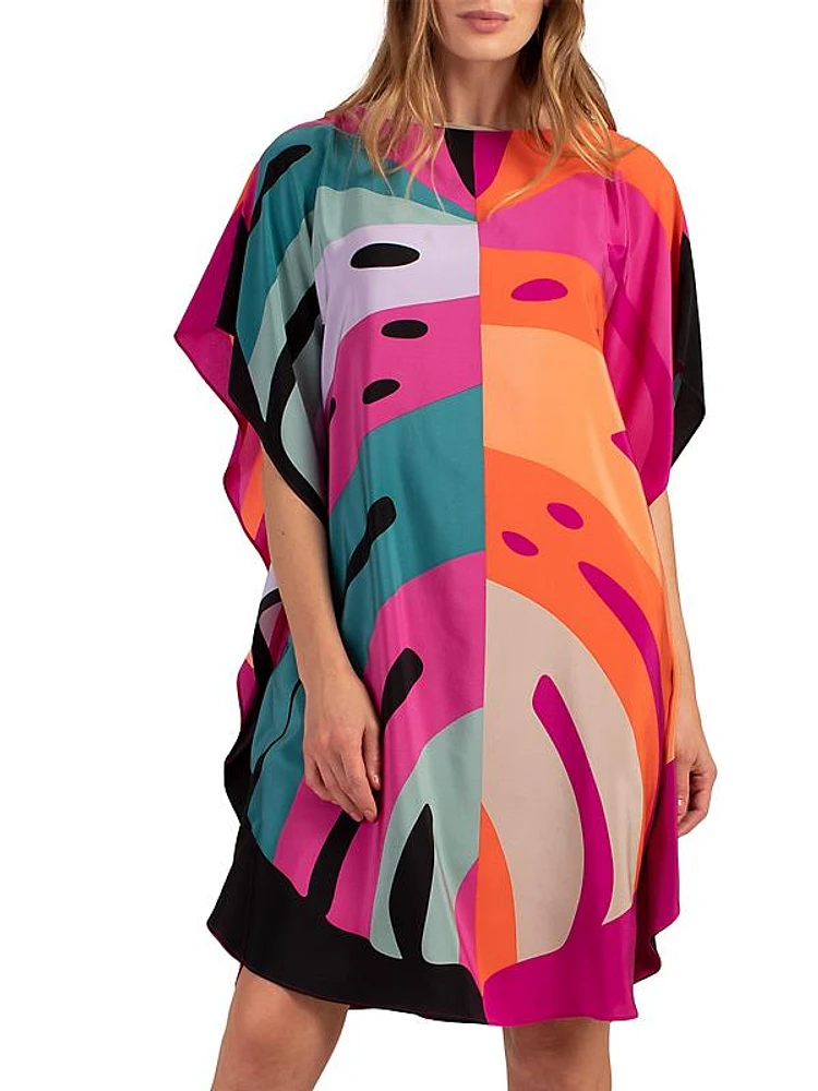 Global Silk Caftan Dress