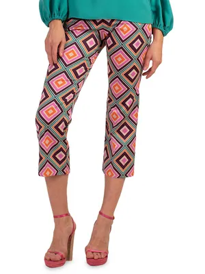 Flaire 2 Printed Cropped Pants