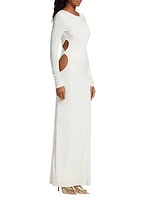 Infinity Cut-Out Jersey Dress