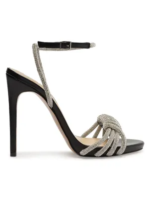 Jewell Leather Ankle-Strap Sandals