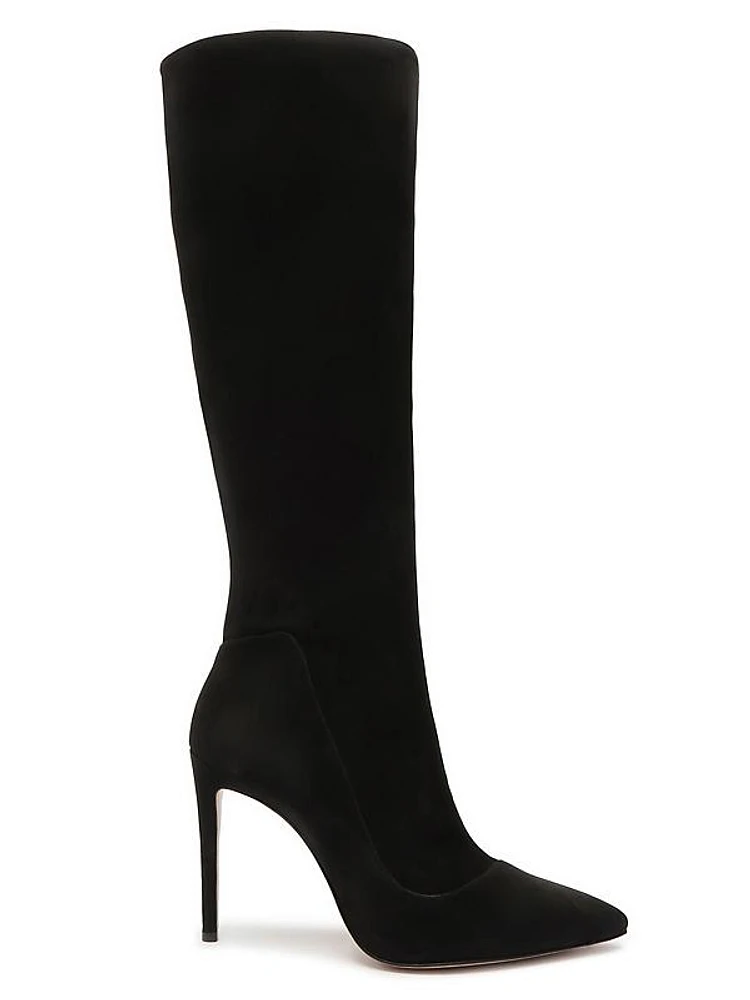 Aline Stiletto Leather Knee-High Boots