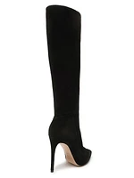 Aline Stiletto Leather Knee-High Boots