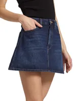 Celine Denim Miniskirt