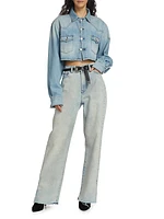 Diana High-Rise Straight-Fit Jeans