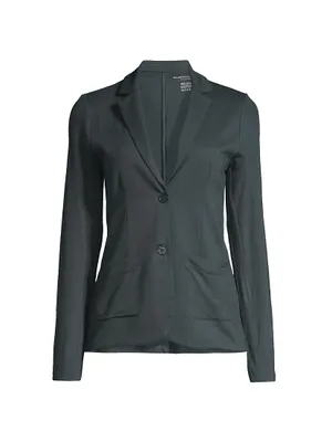 Soft Touch Two-Button Blazer