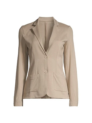 Soft Touch Two-Button Blazer