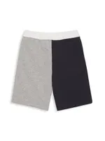 Little Boy's & Colorblock Sweat Shorts