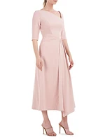 Vanessa Asymmetric Midi-Dress