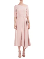 Vanessa Asymmetric Midi-Dress