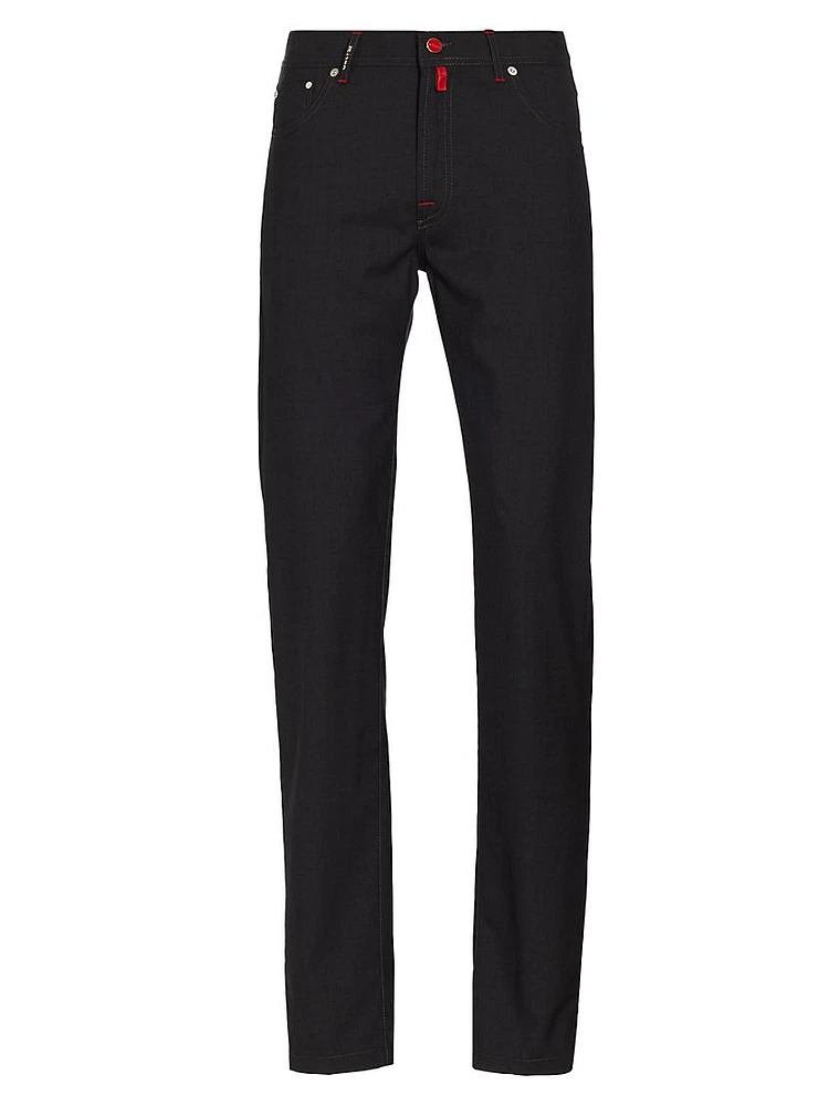 Wool Five-Pocket Pants