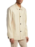 Cashmere-Silk Pocket Jacket