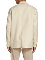 Cashmere-Silk Pocket Jacket