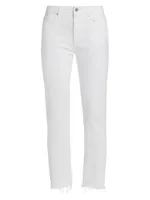 Cindy High-Rise Stretch Straight-Leg Jeans