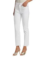 Cindy High-Rise Stretch Straight-Leg Jeans