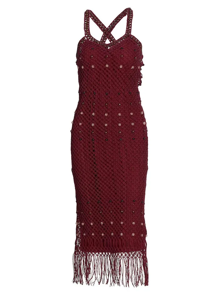 Java Macramé Maxi Dress