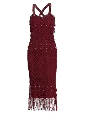 Java Macramé Maxi Dress