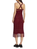 Java Macramé Maxi Dress