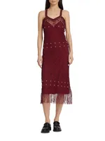 Java Macramé Maxi Dress