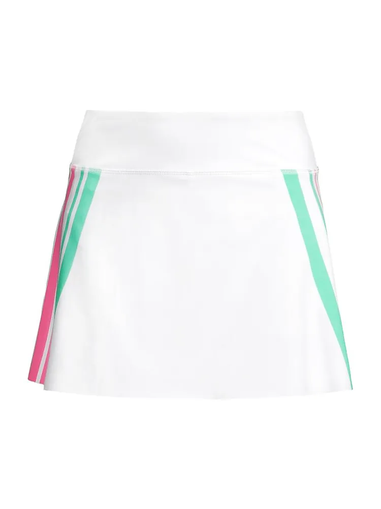 Match Stripe A-Line Skort