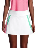 Match Stripe A-Line Skort