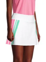 Match Stripe A-Line Skort