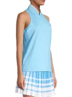 Courtside Sleeveless Polo