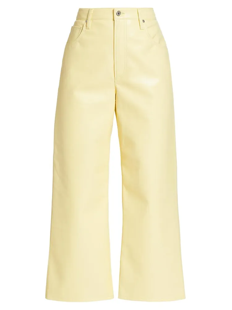 Leather Gaucho Pants