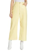 Leather Gaucho Pants