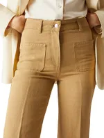 Danbeth Linen-Cotton Pants