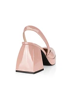 Bulla Jones 65MM Patent Leather Slingback Pumps