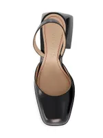 Bulla Jones 120MM Sling-Back Leather Platform Pumps