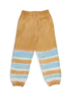 Little Kid's & Stripe Tie-Dye Sweatpants