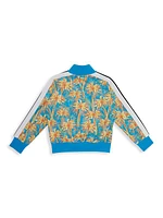 Little Kid's & Kid's Aop Palms Track Jacket