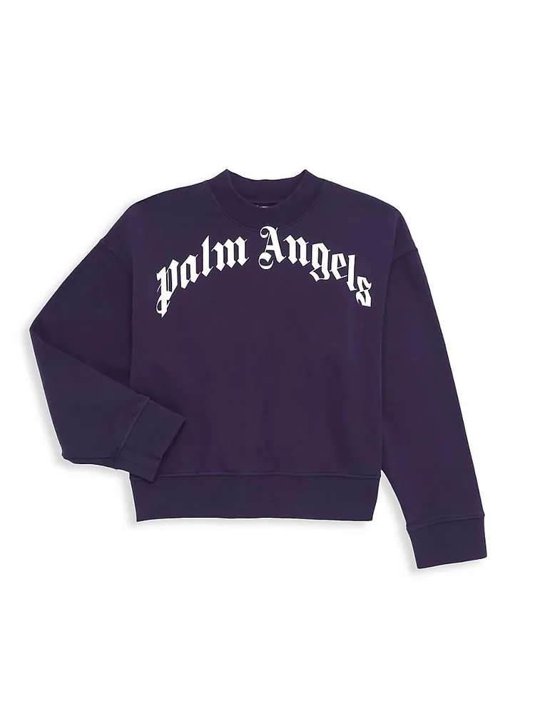 Little Kid's & Logo Crewneck Sweatshirt