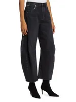 Horseshoe Wide-Leg Jeans