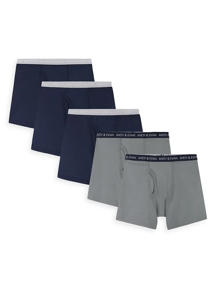 Little Boy's & 5-Piece Microfiber Boxer Briefs Set