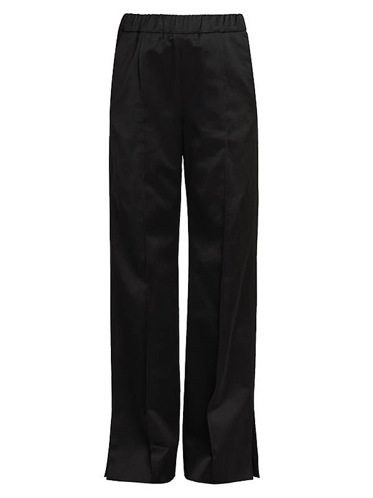 Pleated Elasticized Pants