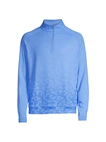 Crown Sport Perth Dip-Dye Camo Performance Quarter-Zip Pullover