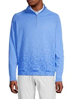 Crown Sport Perth Dip-Dye Camo Performance Quarter-Zip Pullover