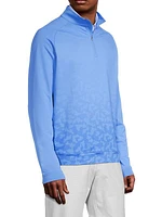 Crown Sport Perth Dip-Dye Camo Performance Quarter-Zip Pullover