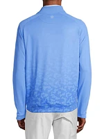 Crown Sport Perth Dip-Dye Camo Performance Quarter-Zip Pullover