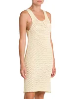 Sleeveless Crocheted Dress