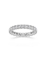 14K White Gold & 2.15 TCW Princess-Cut Natural Diamond Eternity Band