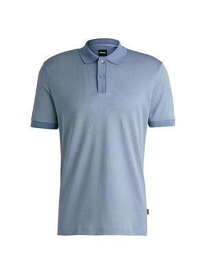 Structured-Cotton Polo Shirt with Solid Trims