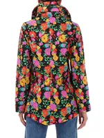 Patterned Zip Jacket Floral