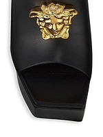 La Medusa 140MM Leather Platform Mules