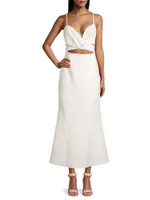 Frankie Sweetheart Cut Out Midi-Dress